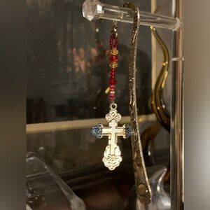 Engraved Cross Bookmark